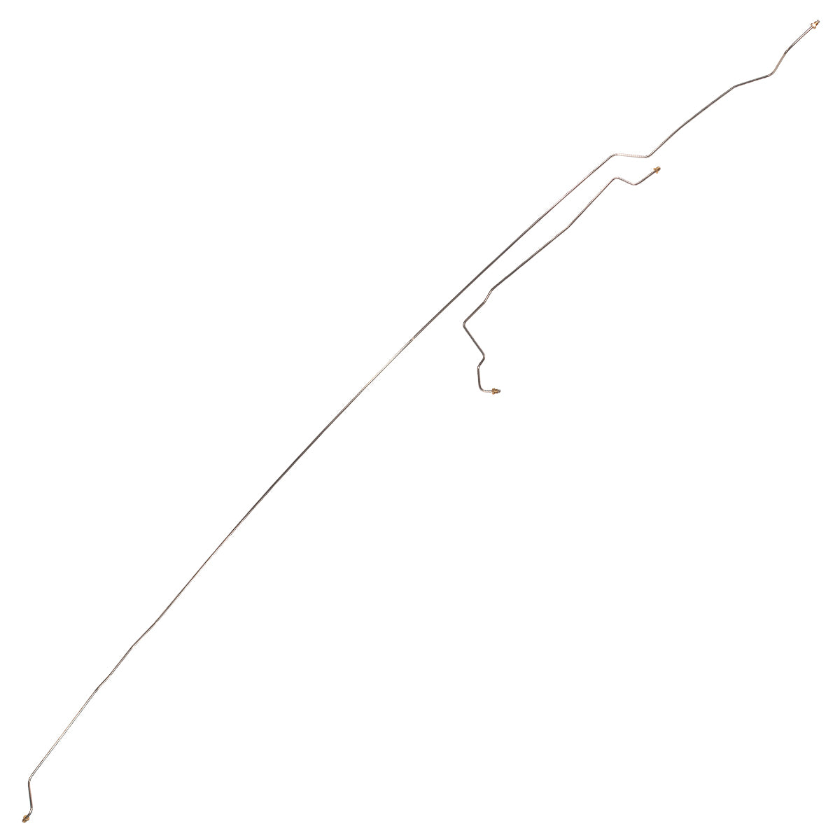 1990-1998 Chevrolet GMC Extended Shortbed Truck 1/2 3/4 Ton 2WD Front to Rear Brake Lines 2pc Stainless