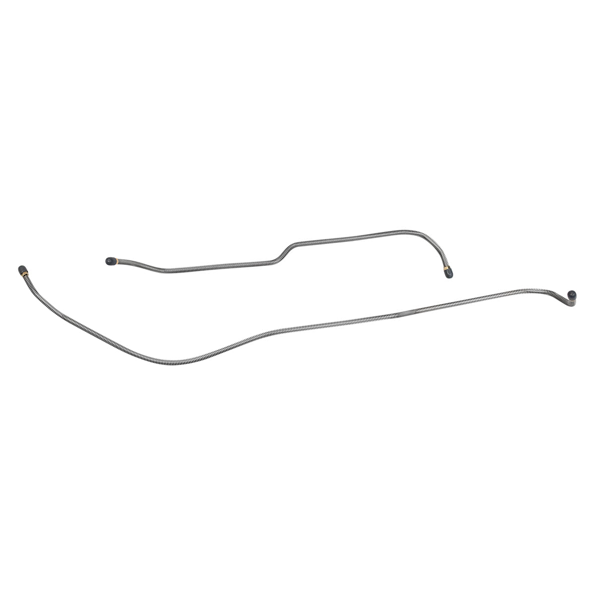 1991-93 GMC Typhoon, Four Wheel ABS, Rear Axle Brake Line Kit, 2pc, Stainless Steel