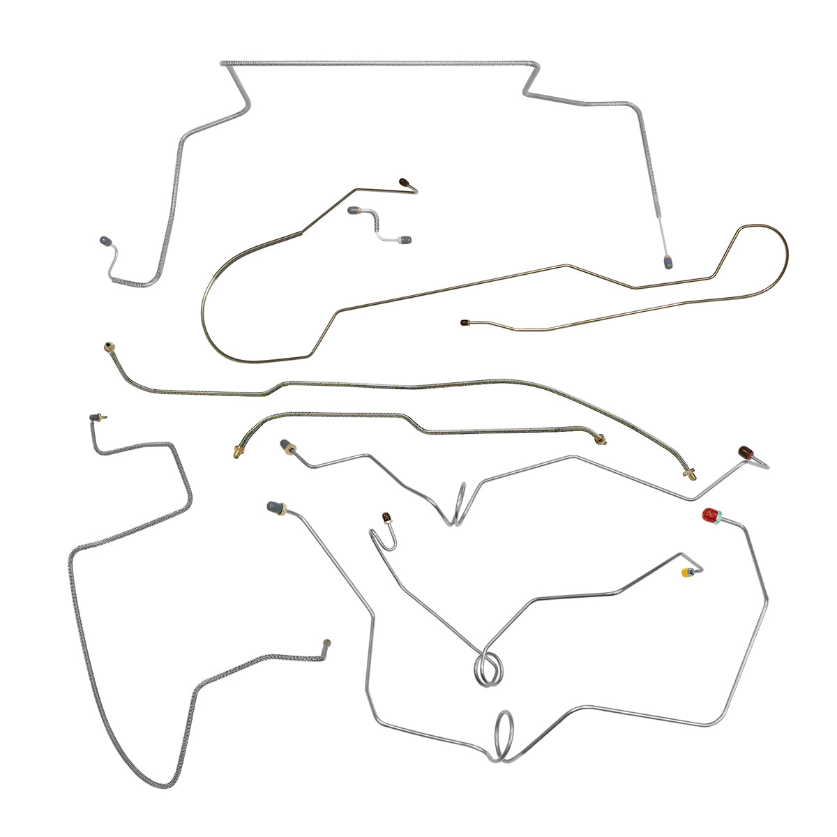 1991 GMC Syclone AWD Four-Wheel ABS Brake Line Kit 11pc Stainless