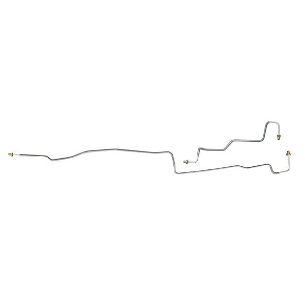 1999-07 Chevrolet/GMC 1500 Non-HD 2/4WD Rear Disc w/Tee on Axle 3/16" Rear Axle Brake Lines 2pc, Stainless