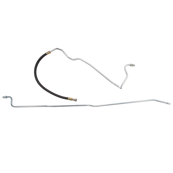 2000-05 Chevrolet/GMC S10/Sonoma 2WD 4.3L V6 FI Crew Cab Shortbed 3/8" Main Fuel Lines 2pc, Stainless