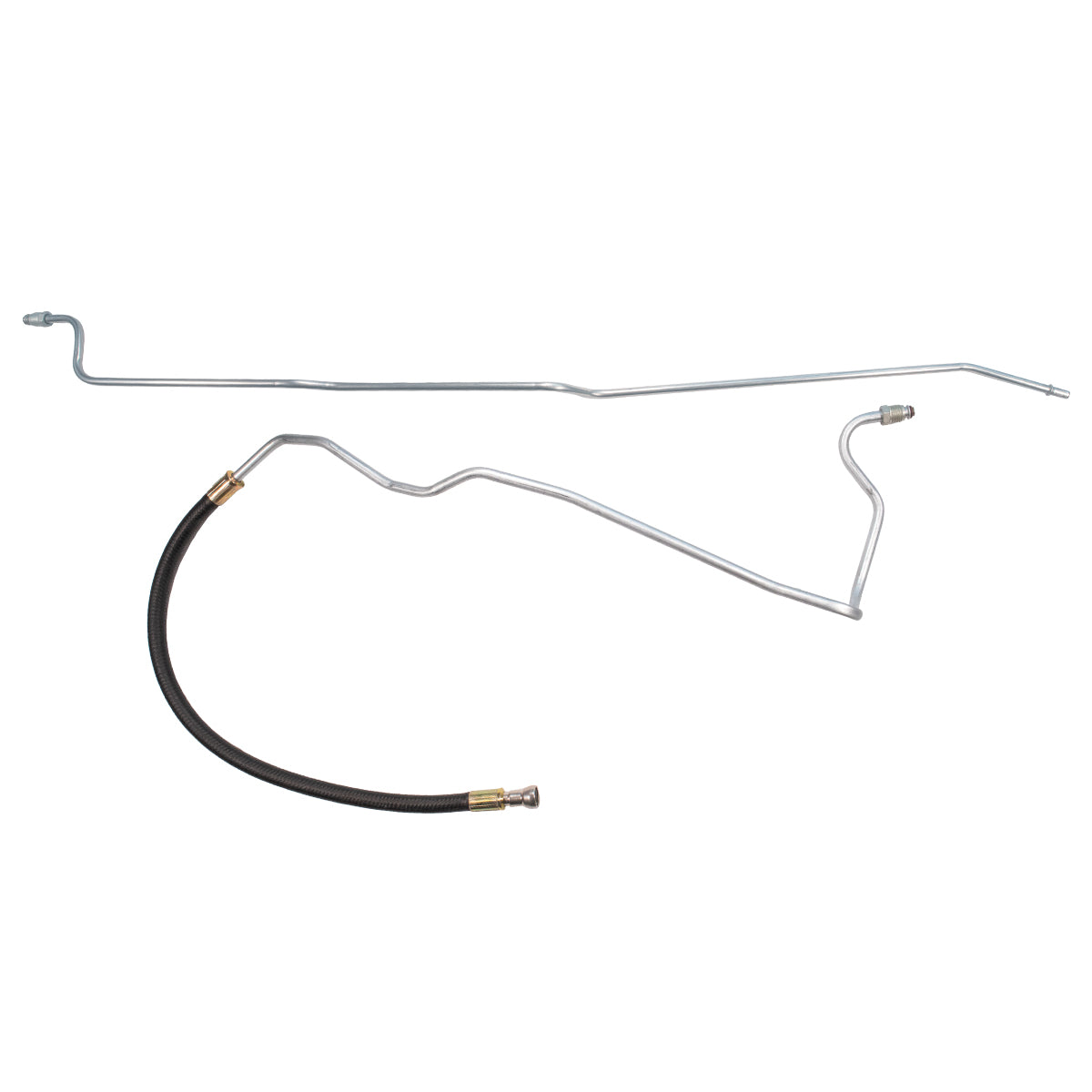 2000-05 Chevrolet/GMC S10/Sonoma 4WD 4.3L V6 FI Ext. Cab Shortbed 3/8" Main Fuel Lines 2pc, Stainless