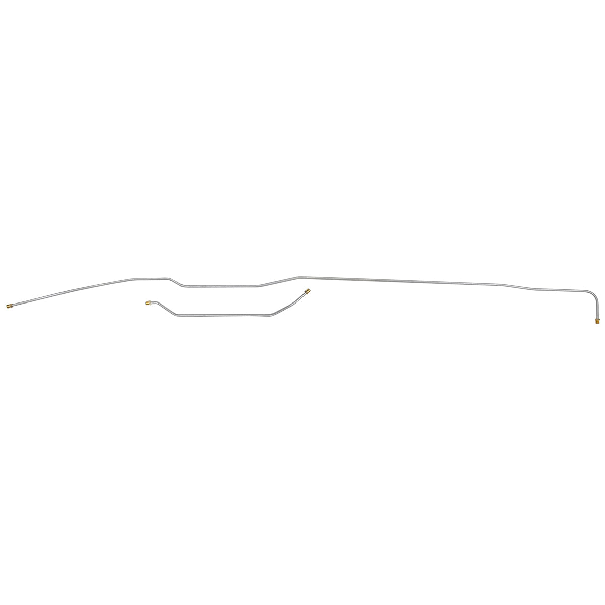 1957 Chevrolet GMC Truck 2WD V8 5/16" Main Fuel Lines 2pc, Stainless