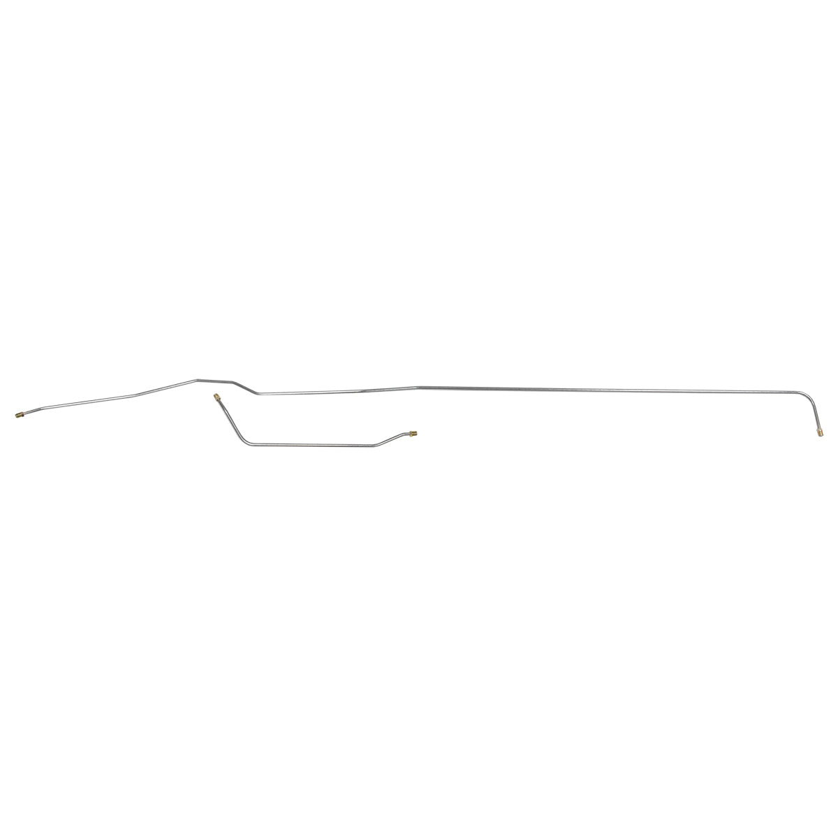 1958-59 Chevrolet GMC Truck 2WD 6CYL 1/2-Ton 5/16" Main Fuel Lines 2pc, Stainless