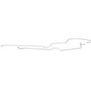 1973-80 Chevrolet GMC Blazer Jimmy 4WD (K-Series) V8 3/8" Main Fuel Lines 2pc, Stainless