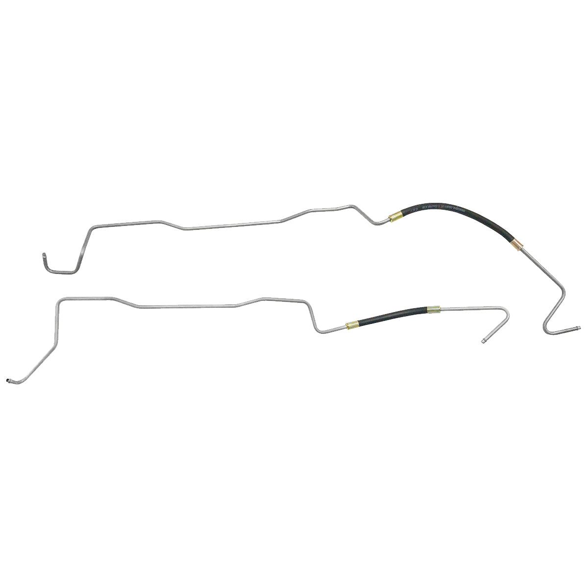 1973-80 Chevrolet GMC Suburban 4x4 3/8" Main Fuel Lines 2pc, Stainless