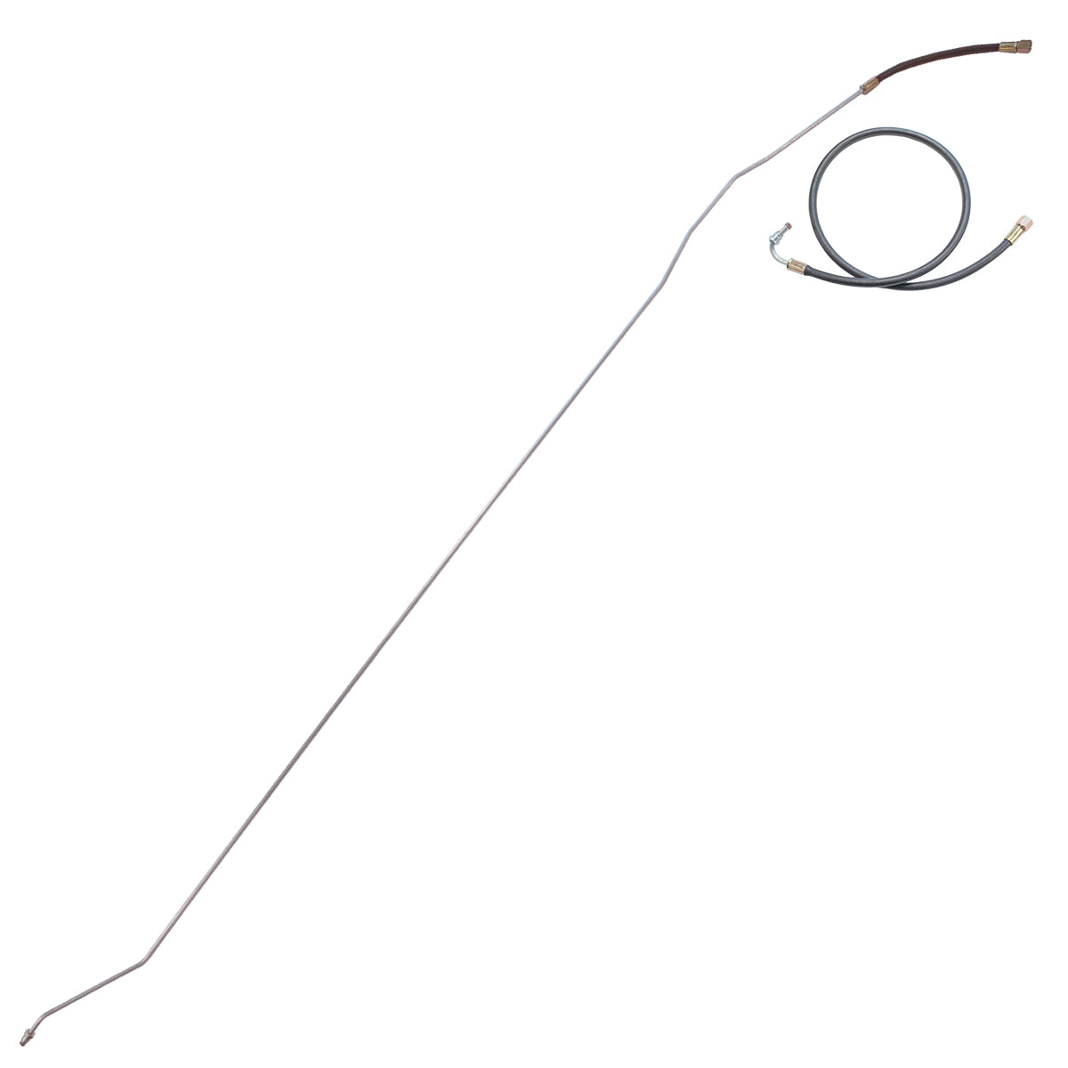 1988 Chevrolet/GMC Truck 2wd Fuel Return Line 5/16", 2pc, V8, 1/2-3/4 ton, Ext Cab, Longbed, F.I. w/Rubber Hose, Stainless