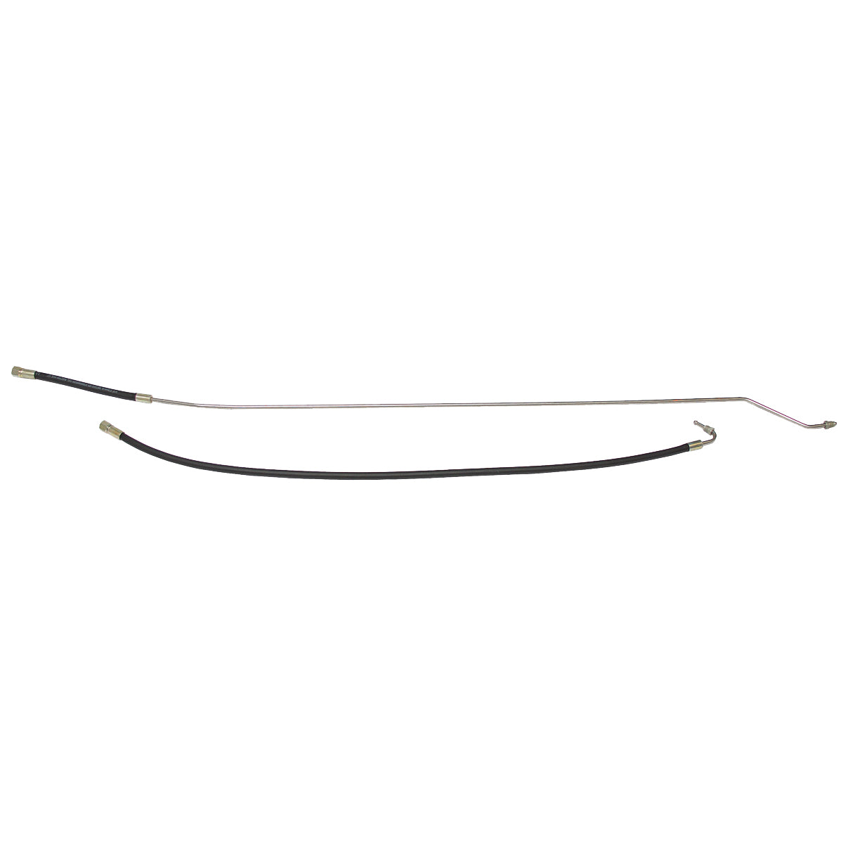 1989 Chevrolet/GMC Truck 4wd Fuel Return Line 5/16", 2pc, V8, 1/2-3/4 ton, Shortbed, F.I. w/Rubber Hose, Stainless
