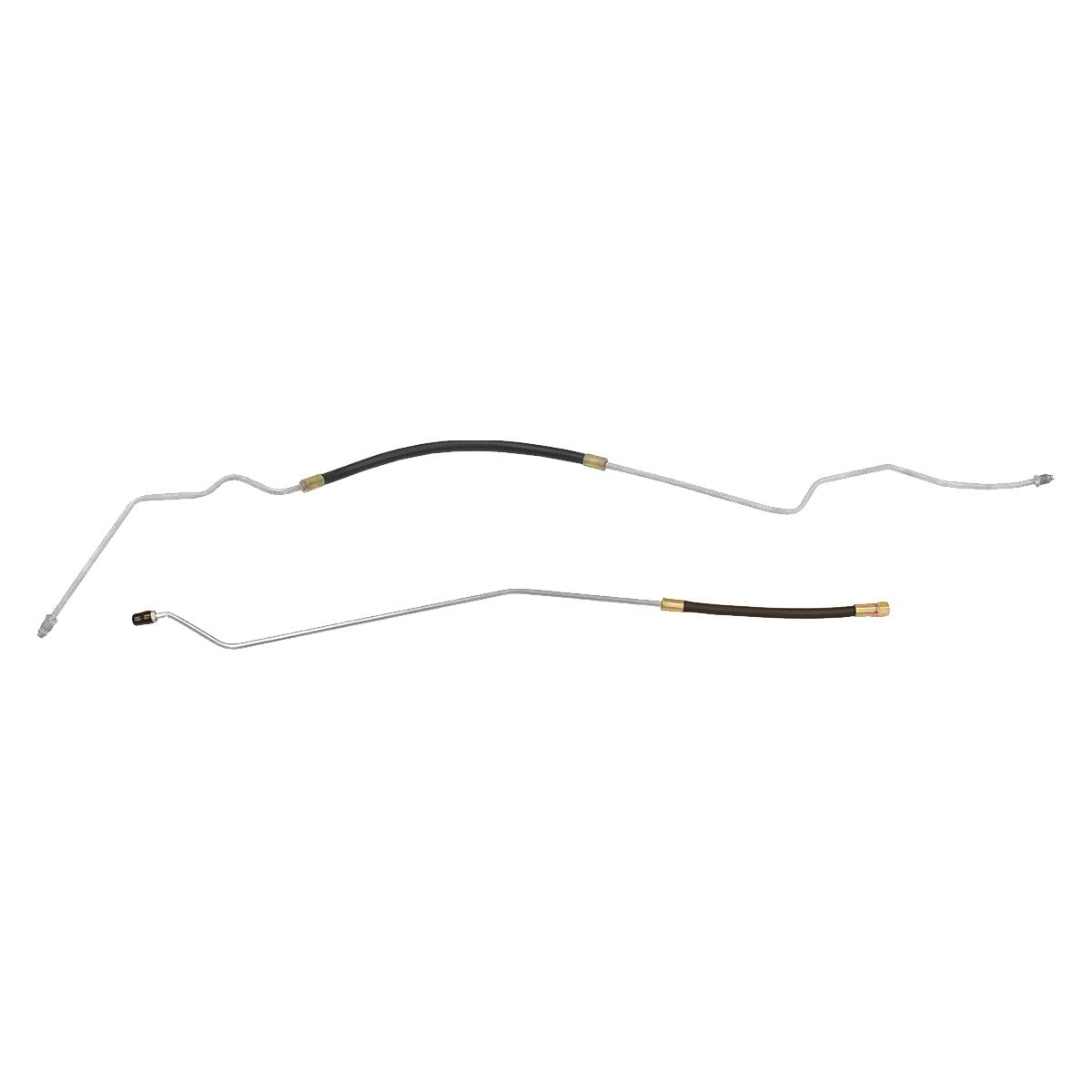 1990-94 Chevrolet GMC Truck 2WD 1500 2500 Small Block V8 FI (w/Rubber Hose) Std. Cab Short Bed 3/8" Main Fuel Lines 2pc Stainless