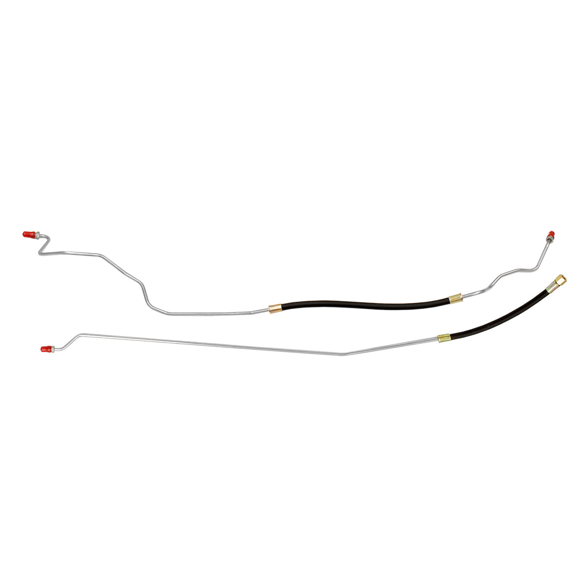 1990-94 Chevrolet GMC Truck 2WD 1500 2500 Small Block V8 FI (w/Rubber Hose) Std. Cab Short Bed 5/16" Fuel Return Lines 2pc, Stainless