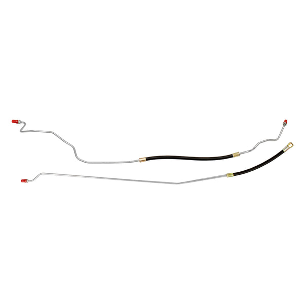 1990-94 Chevrolet GMC Truck 2WD 1500 2500 Small Block V8 FI (w/Rubber Hose) Std. Cab Short Bed 5/16" Fuel Return Lines 2pc, Stainless