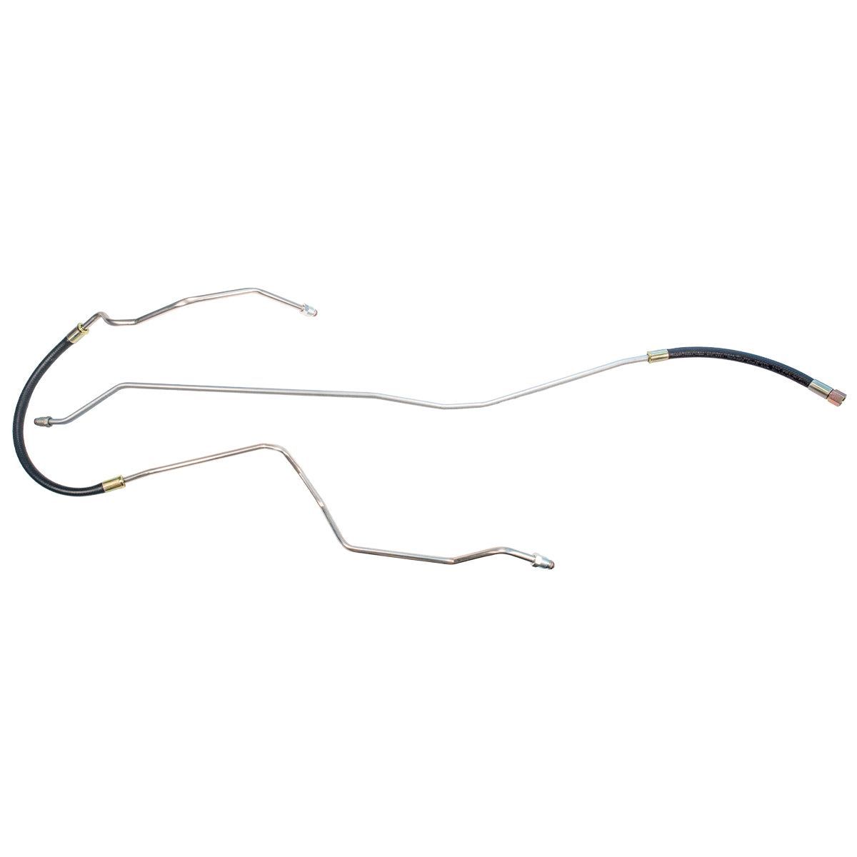 1990-94 Chevrolet GMC Truck 4WD 1/2, 3/4-Ton Big Block V8 FI (w/Rubber Hose) Std. Cab Longbed 3/8" Main Fuel Lines 2pc, Stainless