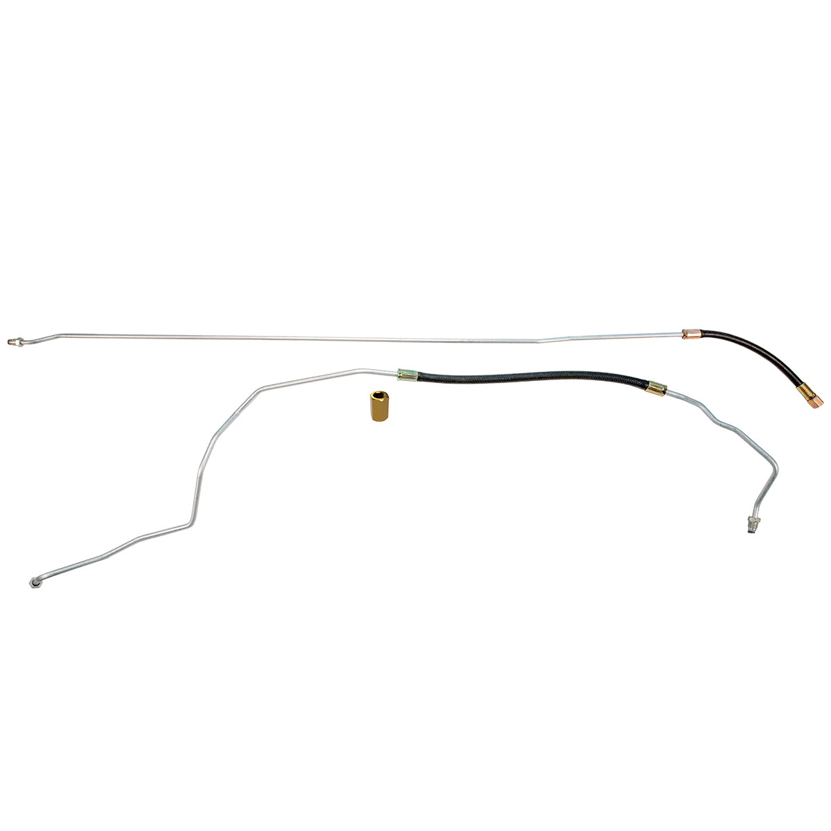 1990-94 Chevrolet GMC Truck 4WD 1/2, 3/4-Ton Big Block V8 FI (w/Rubber Hose) Std. Cab Longbed 5/16" Fuel Return Lines 2pc, Stainless