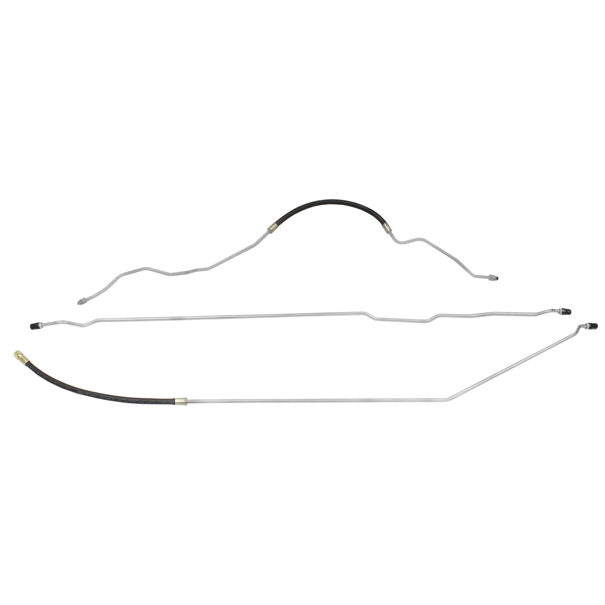 1992-95 Chevrolet GMC Suburban 4WD 1/2-Ton 5.7L FI (Non-Vortec) 3/8" Main Fuel Lines 3pc, Stainless
