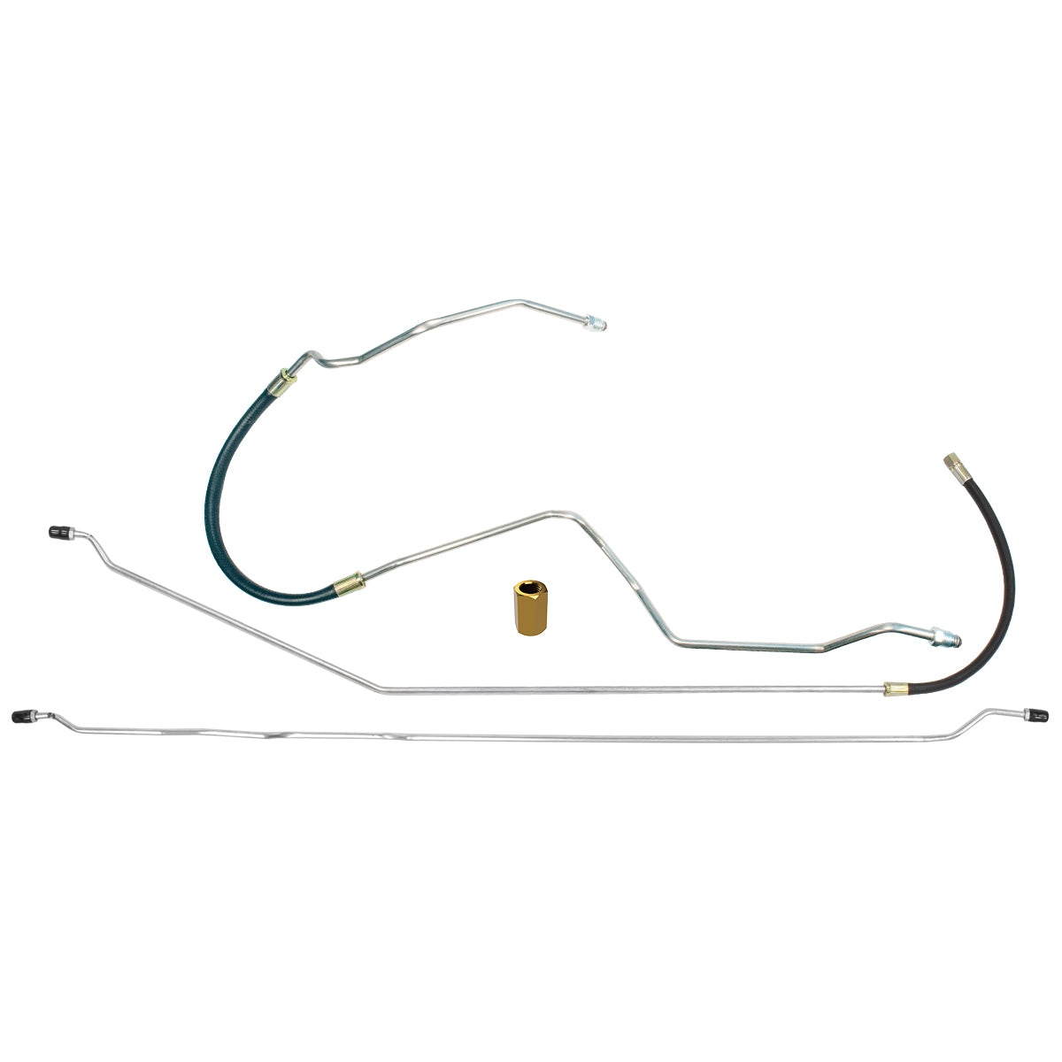 1992-95 Chevrolet GMC Suburban 2WD 7.4L FI (Non-Vortec) 3/8" Main Fuel Lines 3pc, Stainless