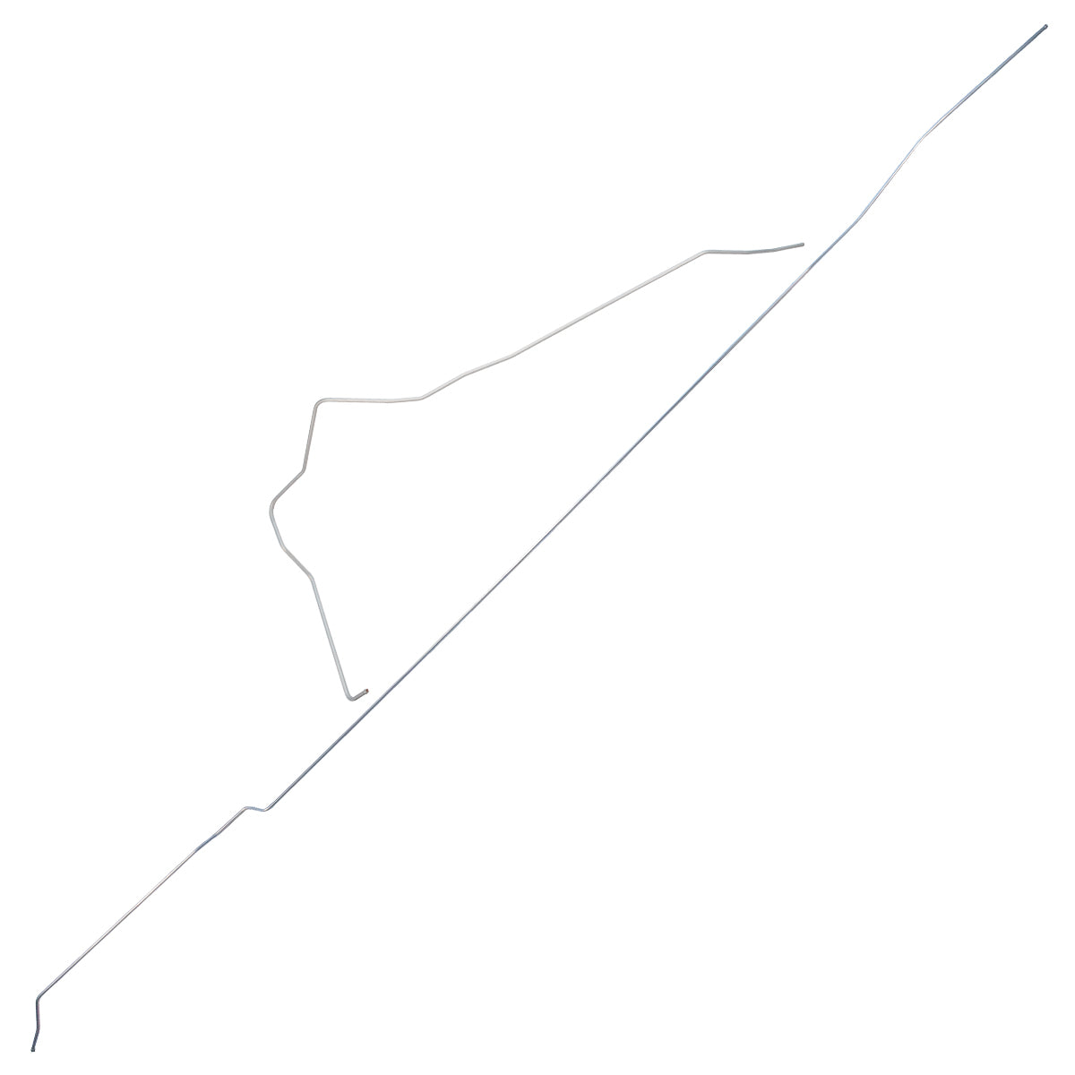 1995-96 Chevrolet GMC Truck 2WD 1/2-Ton V6 (Non-Vortec) FI Ext. Cab Longbed 1/4" Fuel Vapor Lines 2pc, Stainless