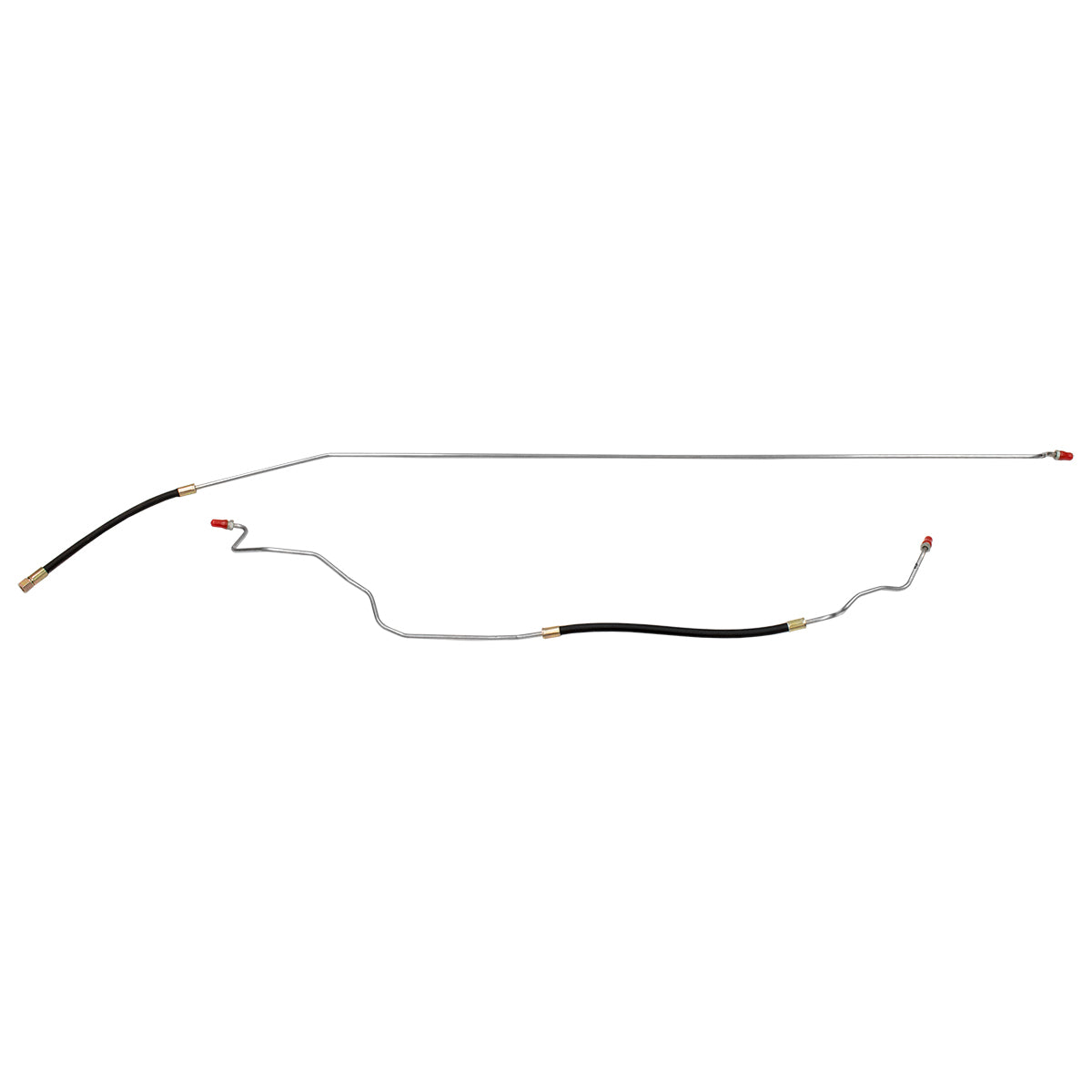 1995-96 Chevrolet GMC Truck 2WD 1/2-Ton Small Block V8 (Non-Vortec) FI Ext. Cab Shortbed 5/16" Fuel Return Lines 2pc, Stainless