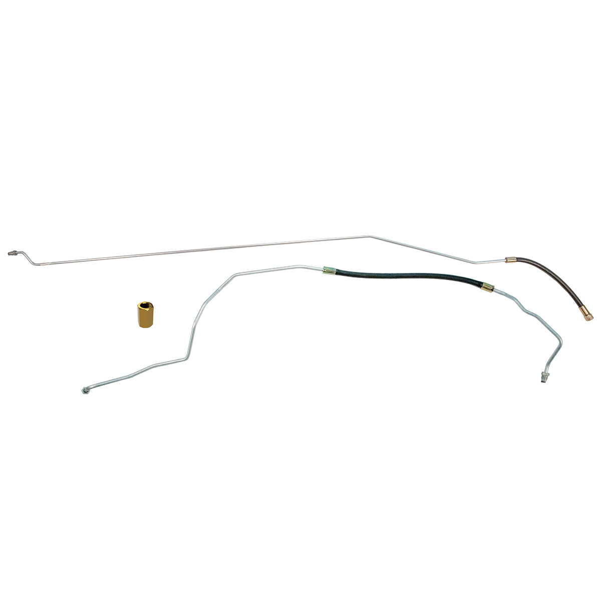 1995-96 Chevrolet GMC Truck 4WD 3/4, 1-Ton Big Block V8 (Non-Vortec) Ext Cab Short Bed 5/16" Fuel Return Line 2pc, Stainless