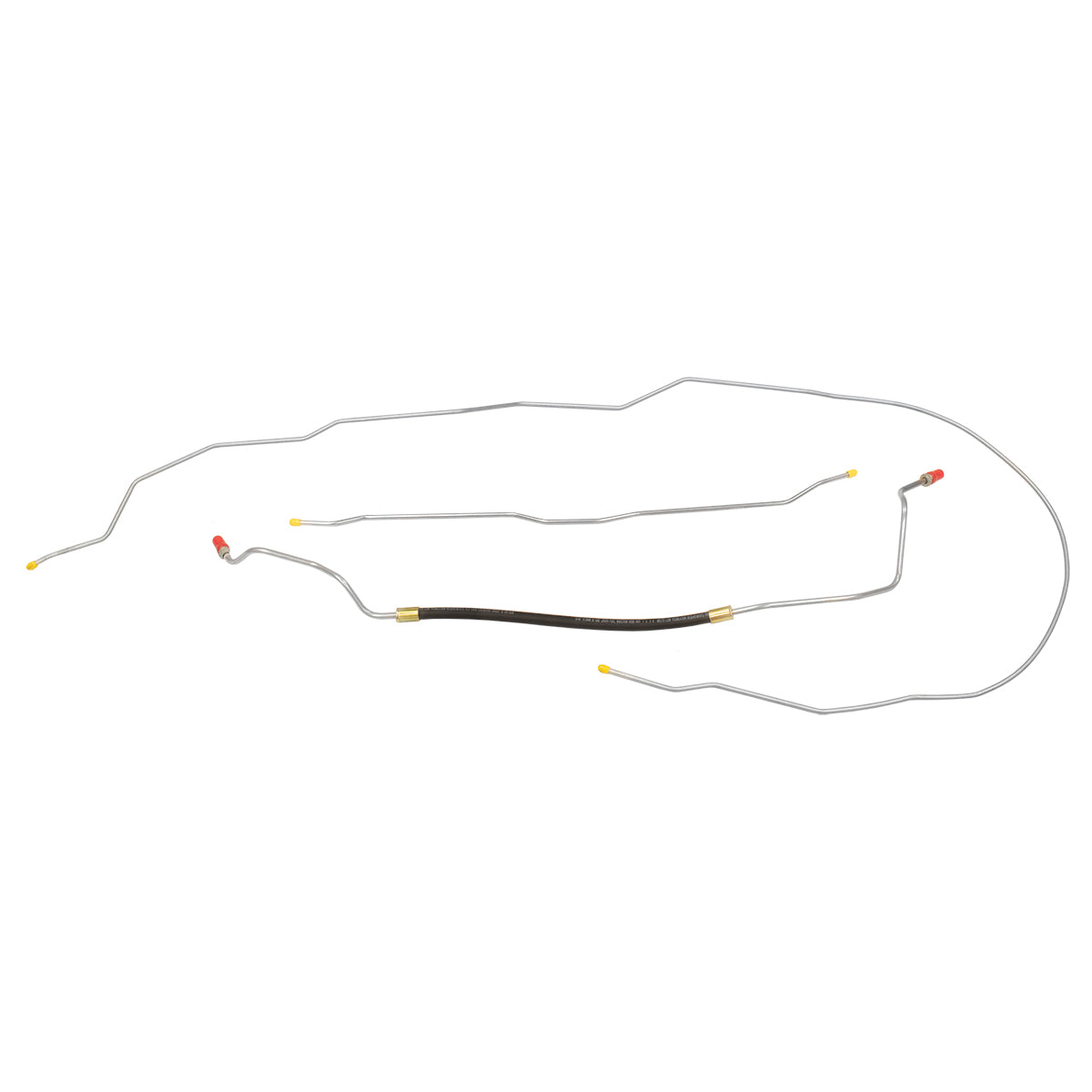 1995-97 Chevrolet GMC Tahoe Yukon 2DR 4WD V8 (Vortec) 1/4" Charcoal Canister Lines 3pc, Stainless