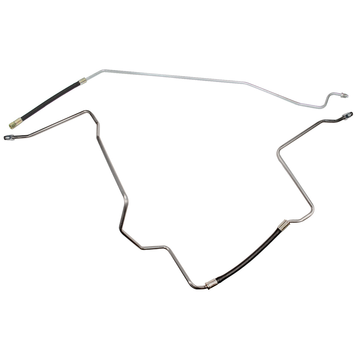 1994-96 Chevrolet/GMC S10/Sonoma 2WD 2.2L 4CYL FI Std. Cab Shortbed 3/8" Main Fuel Lines 2pc, Stainless
