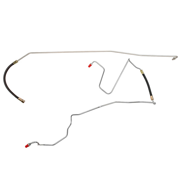 1994-96 Chevrolet GMC S10 Sonoma 2WD 4.3L 6CYL FI Std. Cab Shortbed 5/16" Fuel Return Lines 2pc, Stainless