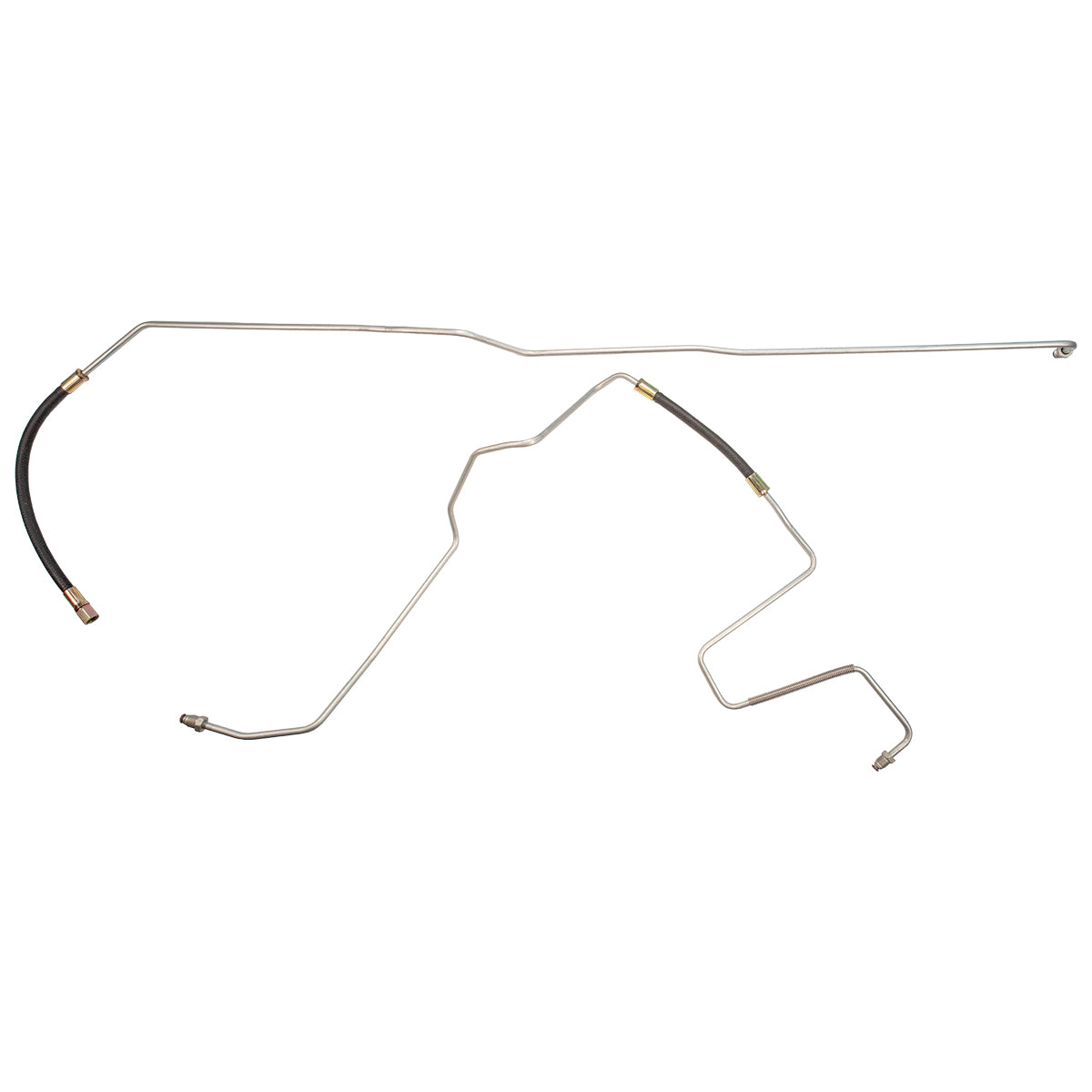 1994-96 Chevrolet GMC S10 Sonoma 4WD 2.2L 4CYL Ext Cab Short Bed 5/16" Fuel Return Line 2pc, Stainless