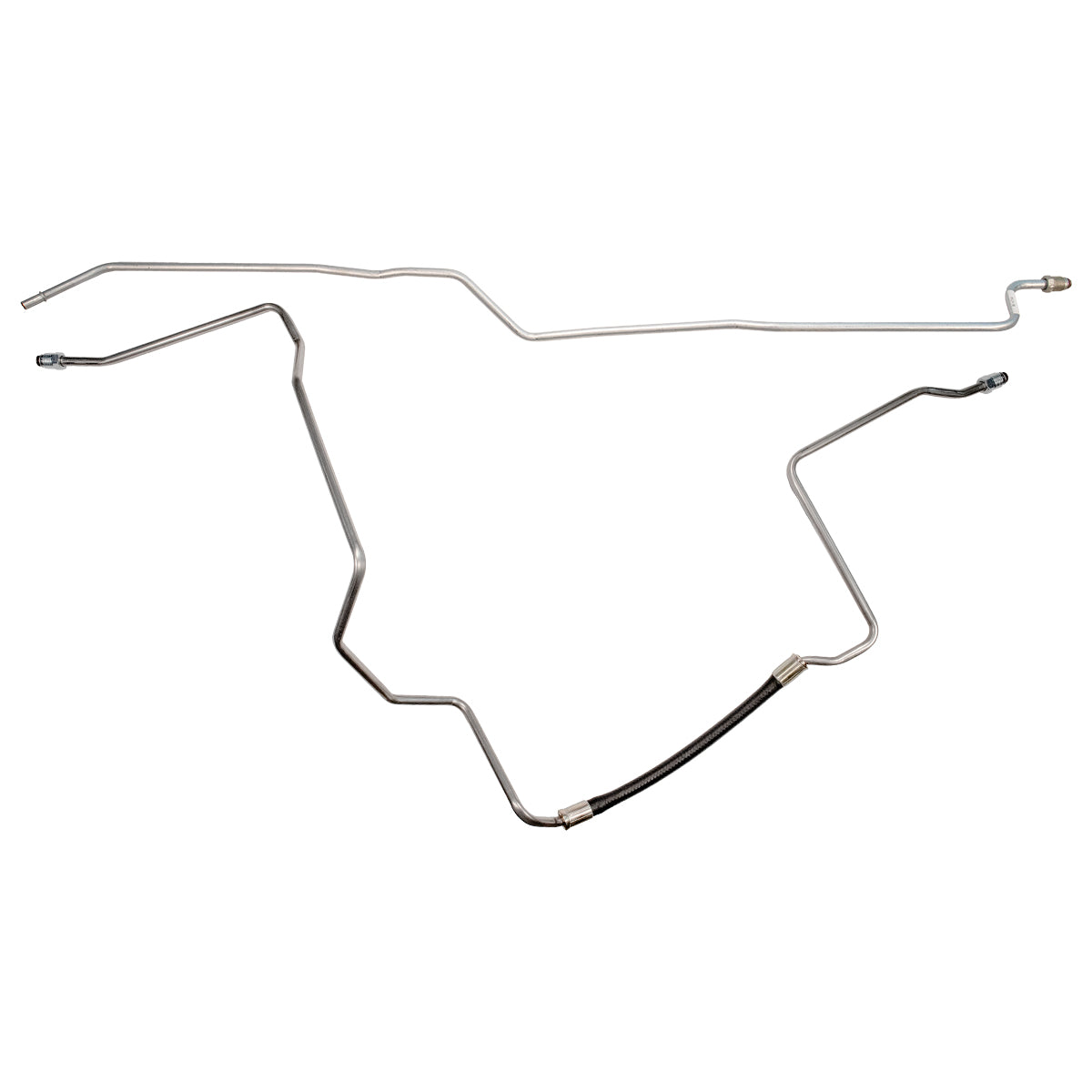 1997-98 Chevrolet/GMC S10/Sonoma 2WD 2.2L 4CYL FI Ext. Cab Shortbed 3/8" Main Fuel Lines 2pc, Stainless