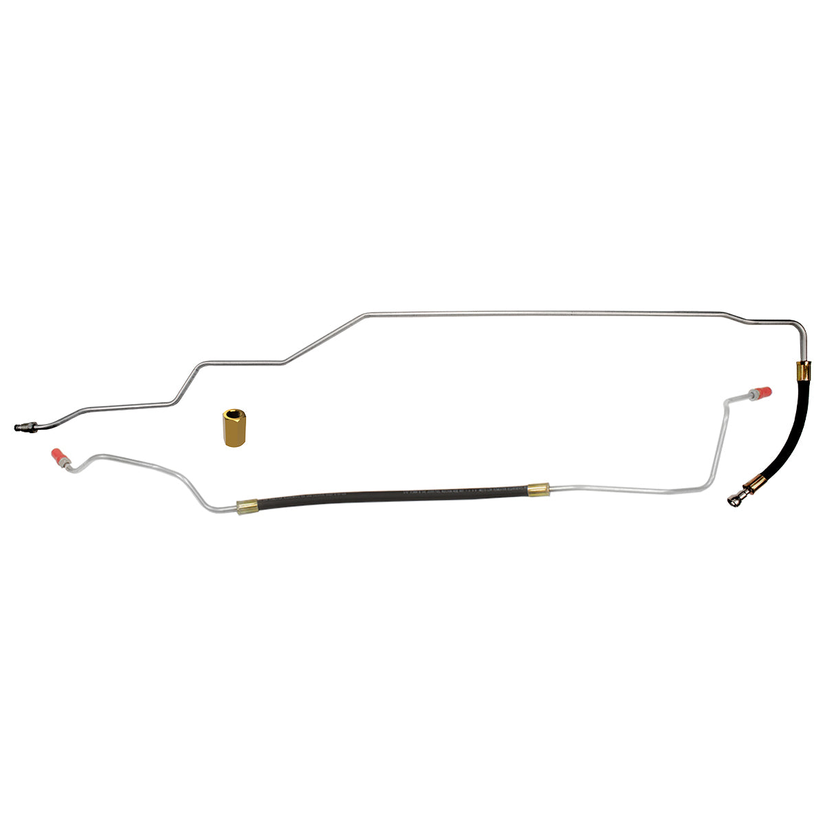 1997-98 Chevrolet/GMC Yukon/Tahoe/Denali 4DR (w/Side Tank) 2WD 5.7L Vortec 5/16" Fuel Return Lines 2pc, Stainless