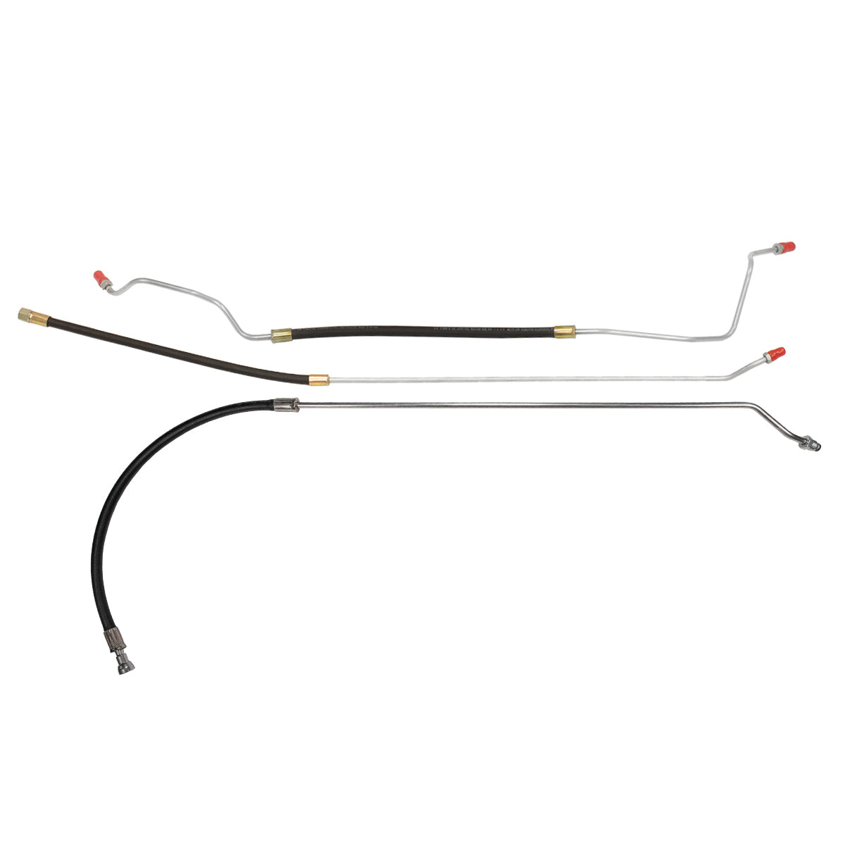 1998-99 Chevrolet GMC Tahoe Yukon 2DR 2/4WD 5.7L (Vortec) 5/16" Fuel Return Lines 3pc, Stainless