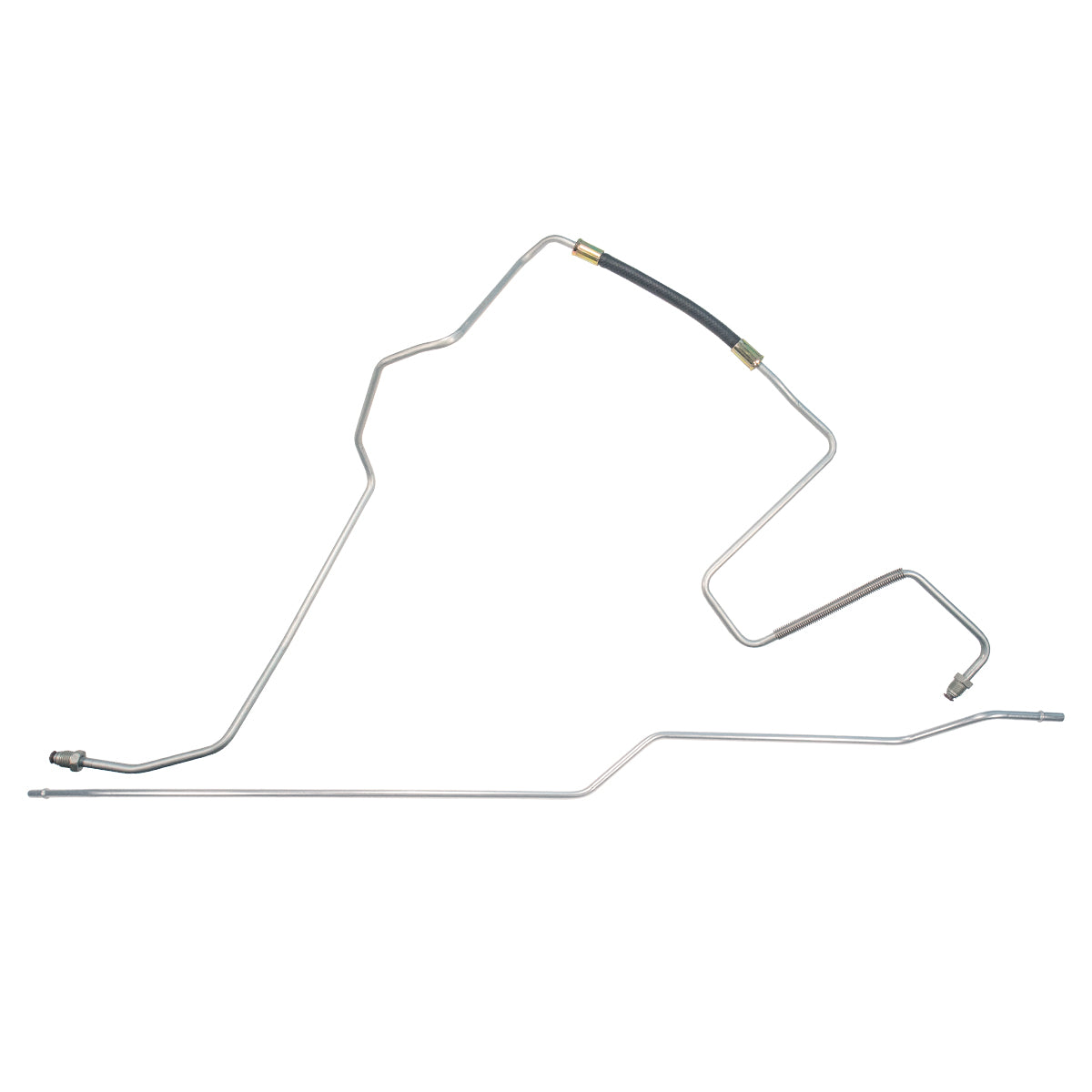 1998-04 Chevrolet/GMC S10/Sonoma 2WD 2.2L 4CYL FI Std. Cab Shortbed 5/16" Fuel Return Lines 2pc, Stainless