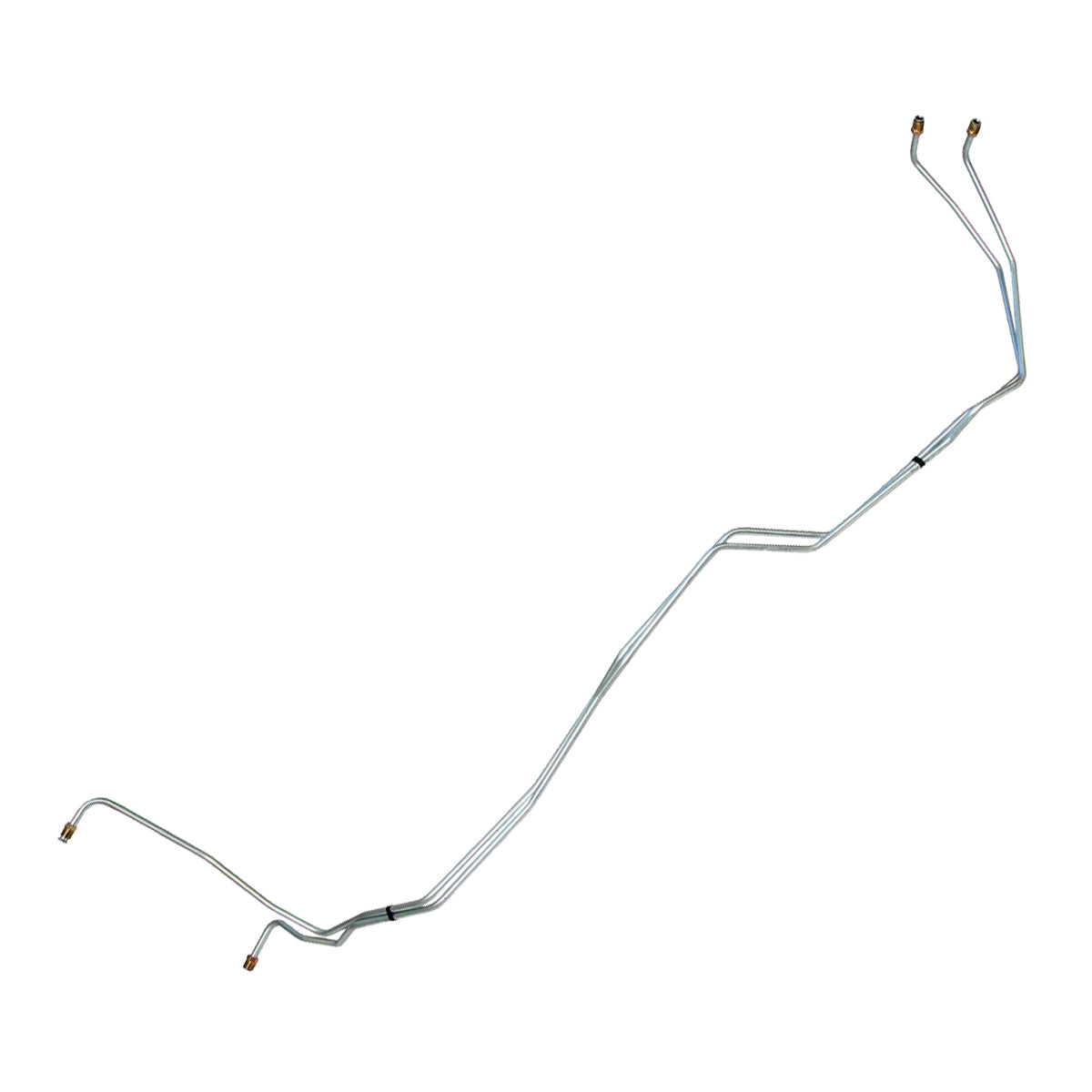 1981-87 Chevrolet GMC Truck Blazer Jimmy 4WD (Gas Motor) 700R4 5/16" Trans Cooler Lines 2pc, Stainless