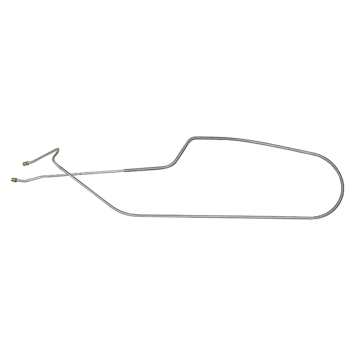 1966 Chevrolet Corvette Manual Brake 1/4" F to R Brake Line 1pc, Stainless
