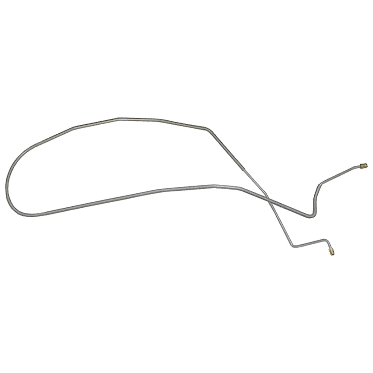 1968 Chevrolet Corvette Manual Brake 1/4" F to R Brake Line 1pc, Stainless