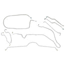 1974-82 Chevrolet Corvette Power Disc Complete Brake Line Kit 8pc, Stainless