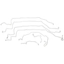 1992-93 Chevrolet Corvette Four-Wheel Power Disc Brake Line Kit 8pc, Stainless