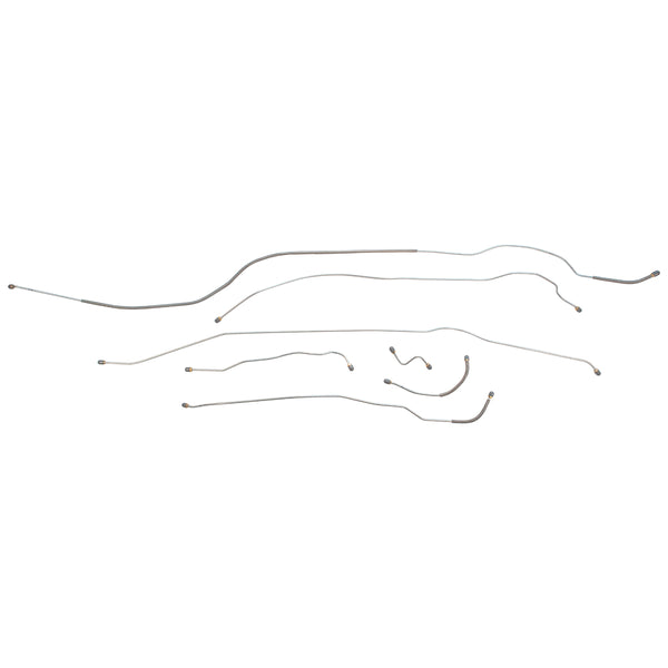 1950 Chrysler Royal/Windsor 125.5" WB Manual Brake Line Kit 7pc, Stainless