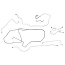1969-70 Chrysler Newport New Yorker 300 Power Disc Brake Line Kit 8pc, Stainless