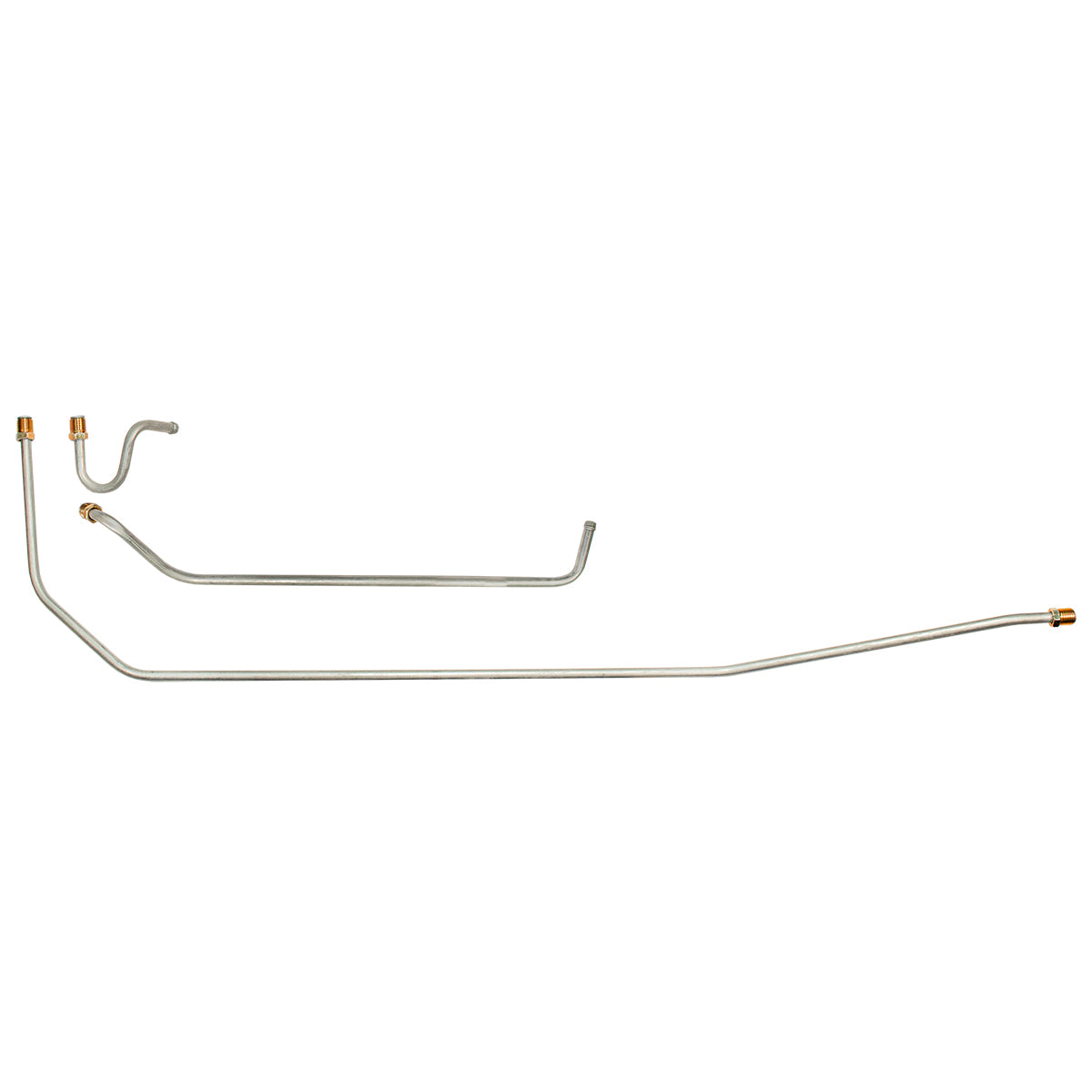 1963-64 Chrysler Newport New Yorker 300 Cross-Ram 4bbl 5/16" Pump to Carb Lines 3pc, Stainless