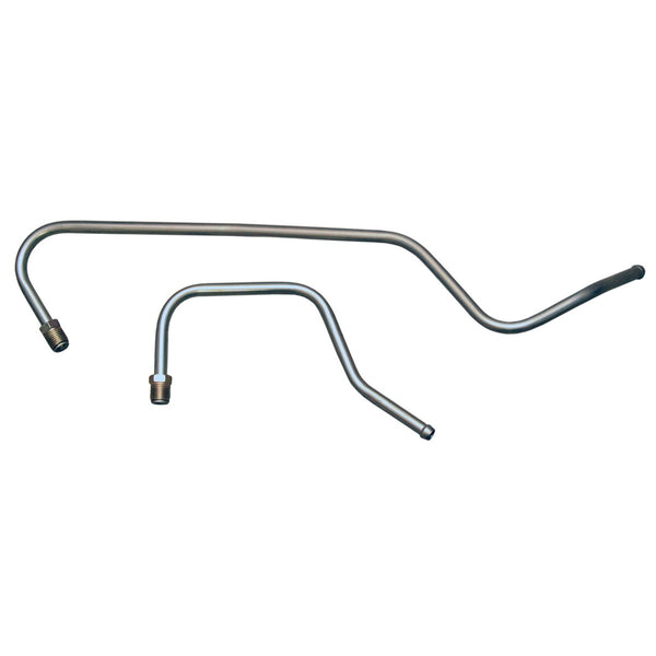 1968-72 Dodge B-Body 340CID 4bbl Carter 5/16" Pump to Carb Lines 2pc, Stainless