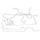 1974 Dodge Challenger Power Drum Brake Line Kit 7pc, Stainless