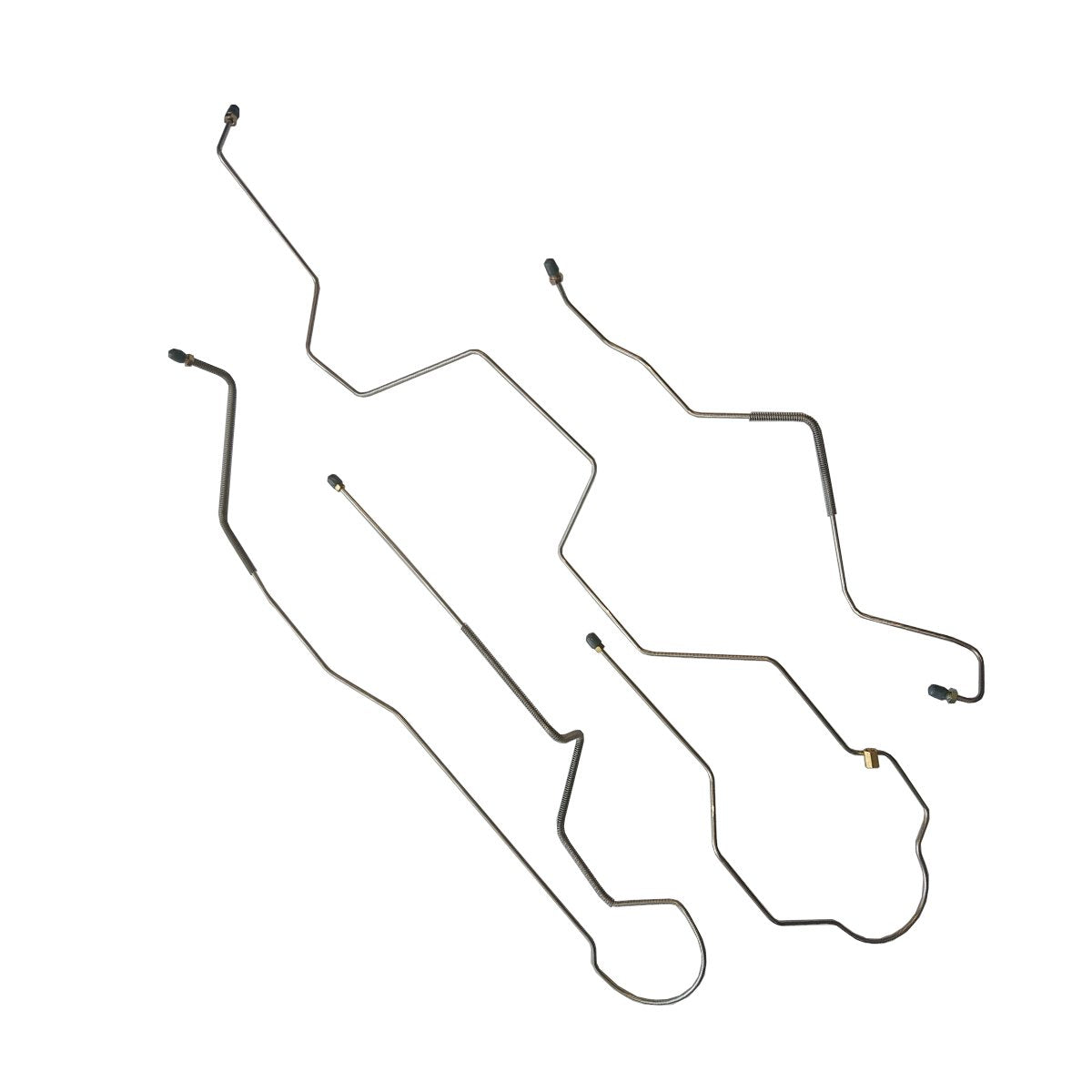 2002-04 Dodge Dakota Four Wheel Disc With Rear ABS F to R Brake Lines 3pc Stainless