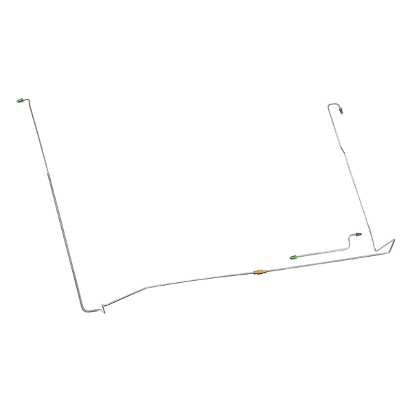 1997-02 Dodge Dakota 4x4 Front Disc/Rear Drum w/ABS Right Front C/O and Left Front Brake Lines 2pc, Stainless