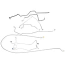 1973-77 Dodge Truck 4WD 1/2-Ton Std. Cab Longtbed Power Disc Brake Line Kit 8pc, Stainless