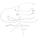 1973-77 Dodge Truck 4WD 1/2-Ton Std. Cab Shortbed Power Disc Brake Line Kit 8pc, Stainless