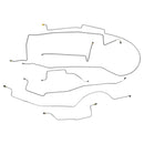1980-89 Dodge Truck 2WD 1/2-Ton Std. Cab Shortbed Power Disc Brake Line Kit 7pc, Stainless