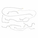 1985-89 Dodge Truck 4WD 1-Ton Std. Cab Longbed Power Disc Brake Line Kit 8pc, Stainless
