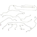 1998-01 Dodge Ram 1500 2500 2wd & 4wd All Bed And Cab Lengths Rear Drum & ABS Brake Line Kit 14pc, Stainless