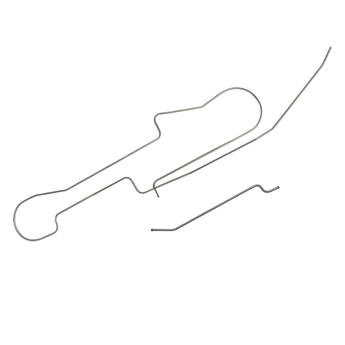 1980-89 Dodge Truck 4WD 1/2-Ton Std. Cab Longbed 1/4" Fuel Return Lines 2pc, Stainless