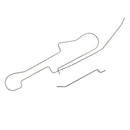 1980-89 Dodge Truck 4WD 1/2-Ton Std. Cab Longbed 1/4" Fuel Return Lines 2pc, Stainless