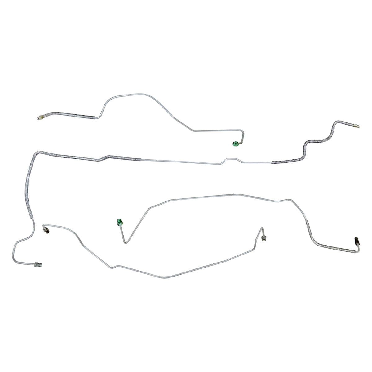 1996-00 Dodge Plymouth Grand Caravan Grand Voyager 119.3" WB Four-Wheel Disc w/ABS W/Load Valve Front Brake Line Kit 4pc. Stainless
